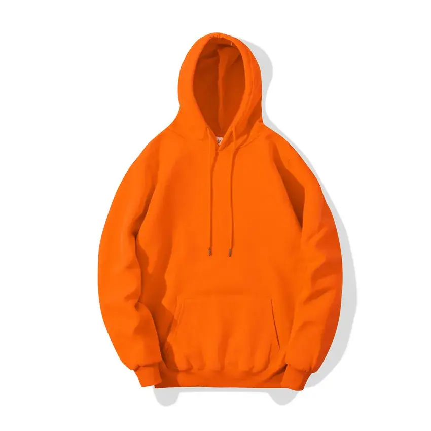 Men's Beige Cotton Hoodie with Cuff Sweat