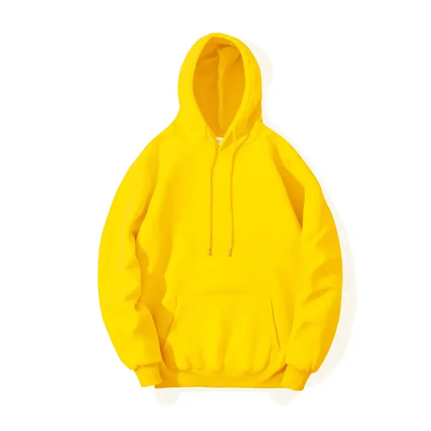 Men's Beige Cotton Hoodie with Cuff Sweat