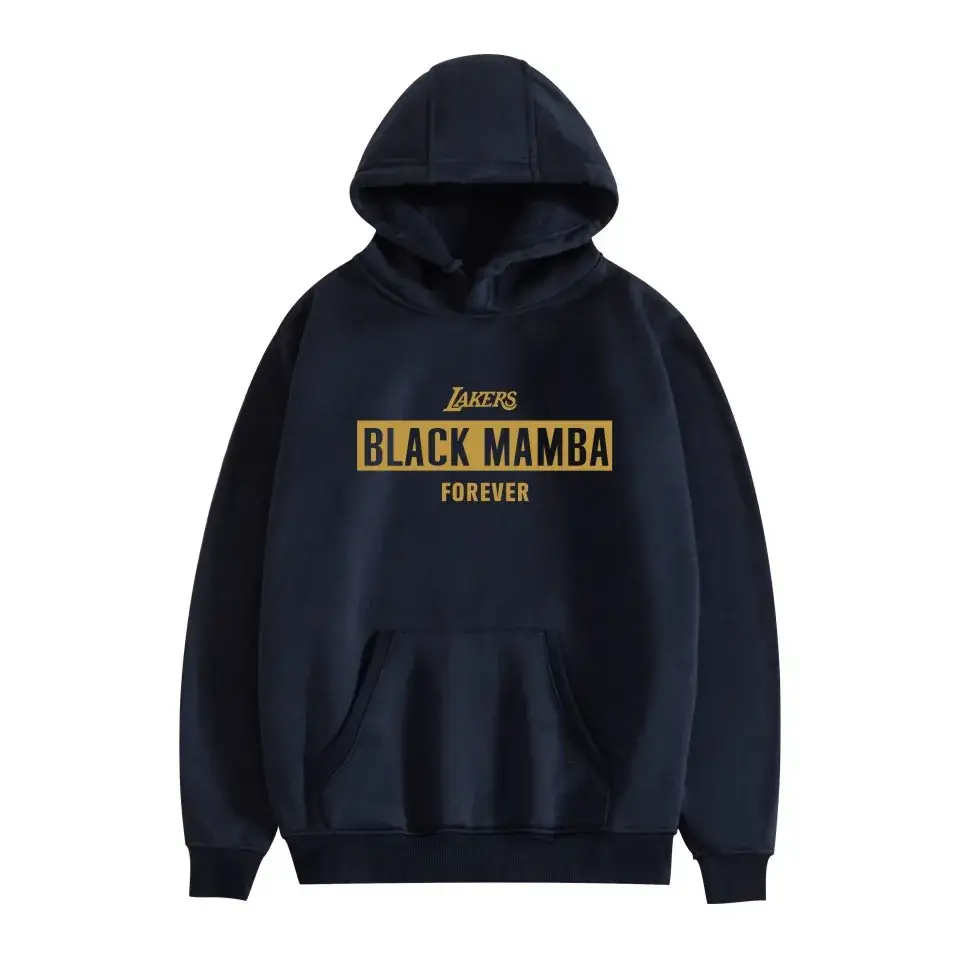 Men's Grey Hooded Hoodie with "Love Black Maize" Print - Image 10