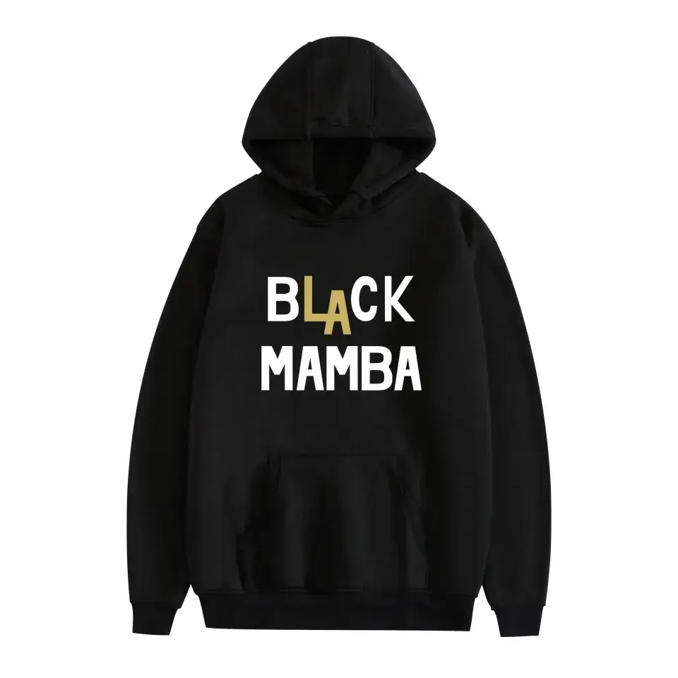 Men's Grey Hooded Hoodie with "Love Black Maize" Print - Image 13