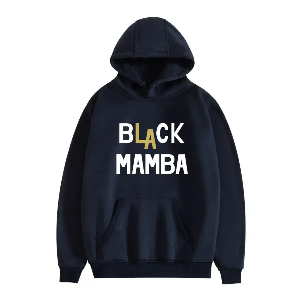 Men's Grey Hooded Hoodie with "Love Black Maize" Print - Image 16