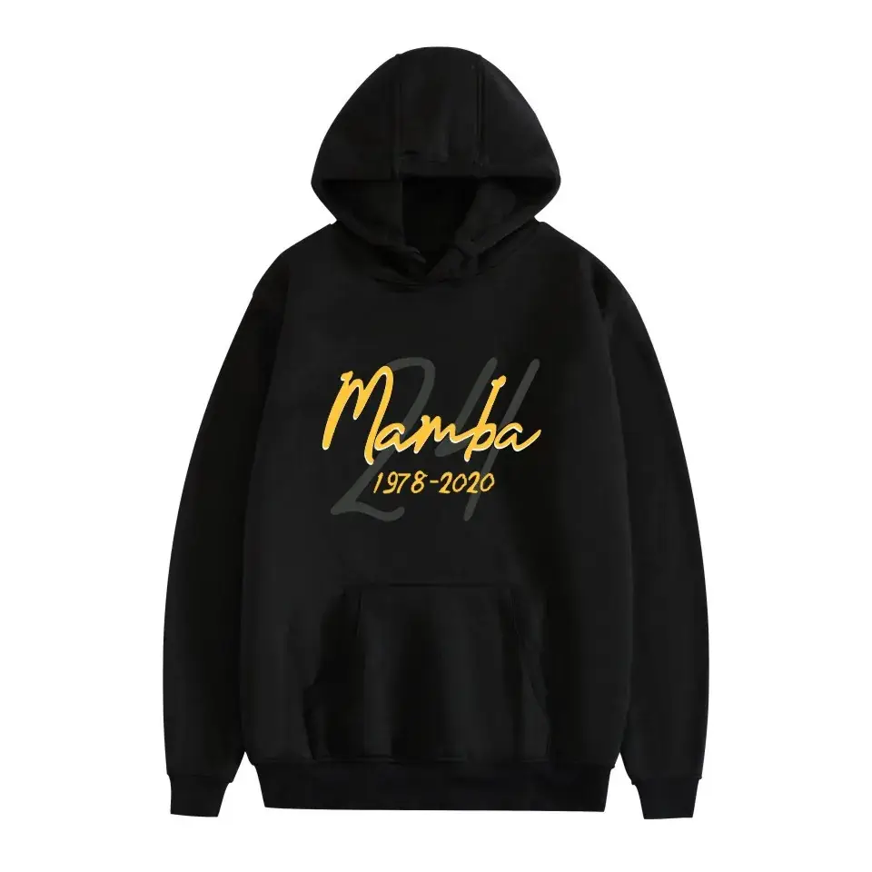 Men's Grey Hooded Hoodie with "Love Black Maize" Print - Image 19