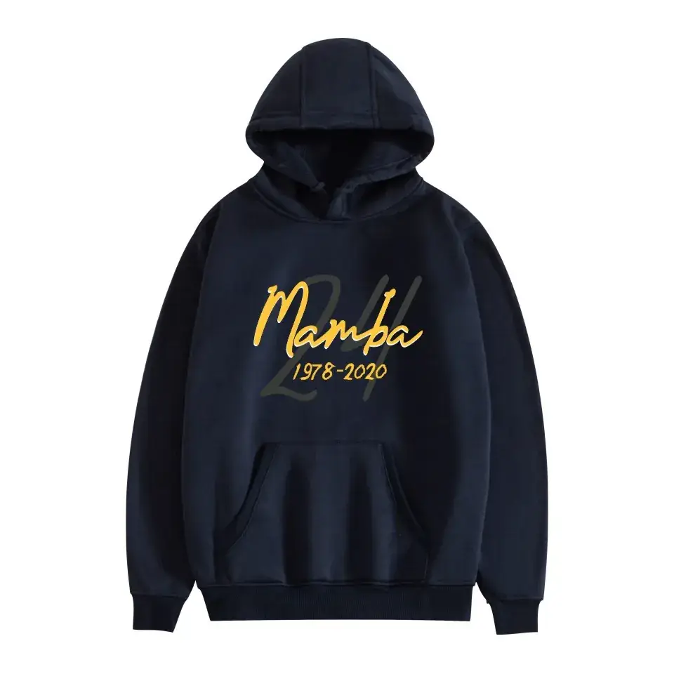 Men's Grey Hooded Hoodie with "Love Black Maize" Print - Image 22