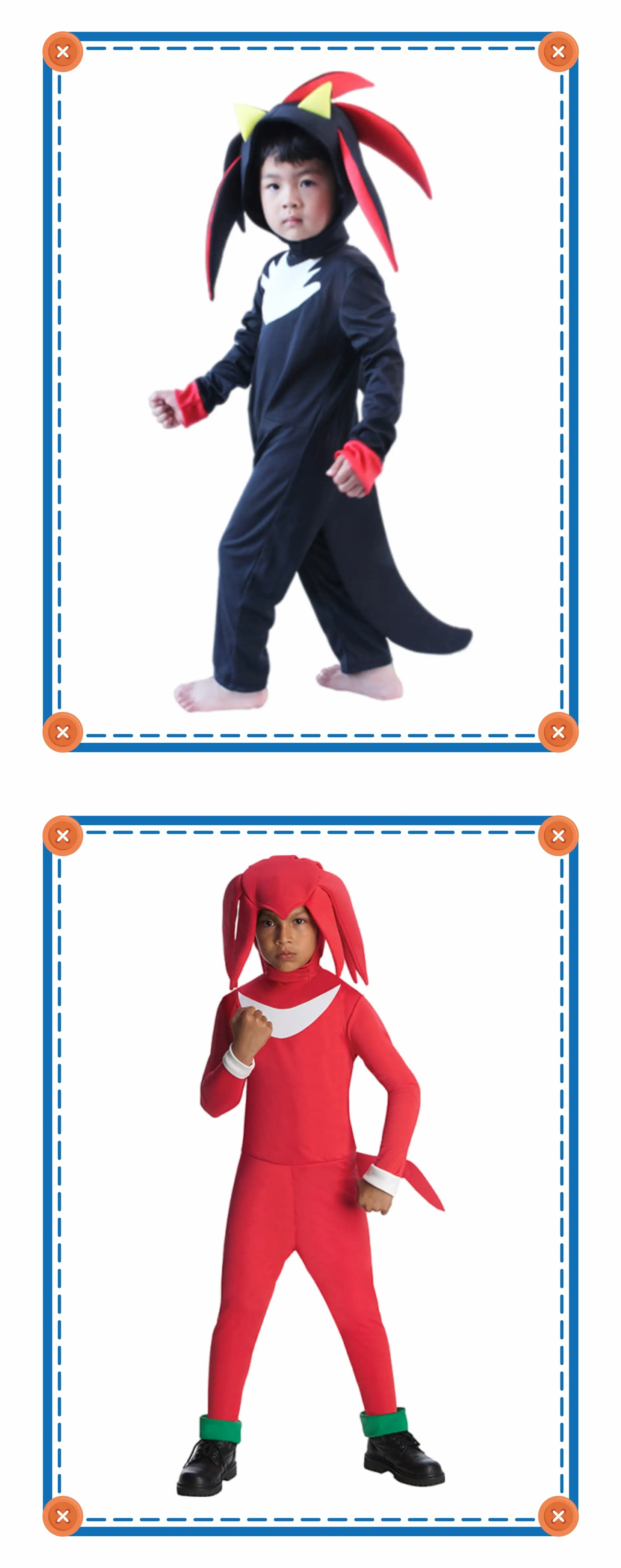Kids Sonic Halloween Costume Blue Tulle Dress — feature 5