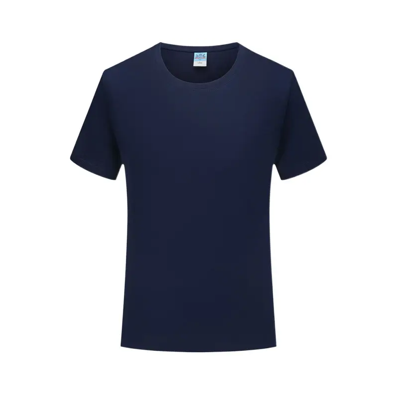 Men's Waist Couple T-Shirt Navy Blue Customizable - Image 13