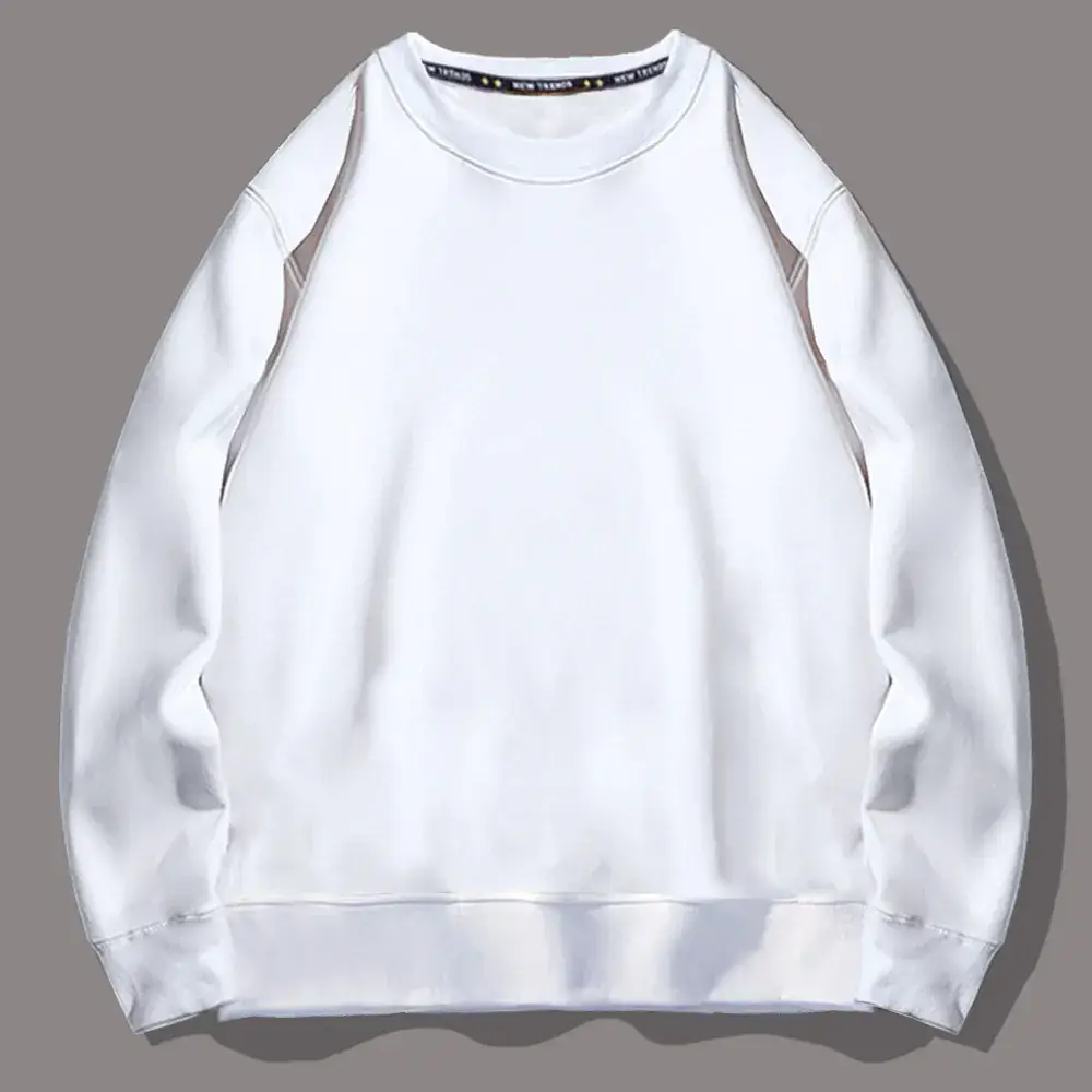 Men's Pink Sweatshirt Large Loose Shoulder Casual Wear