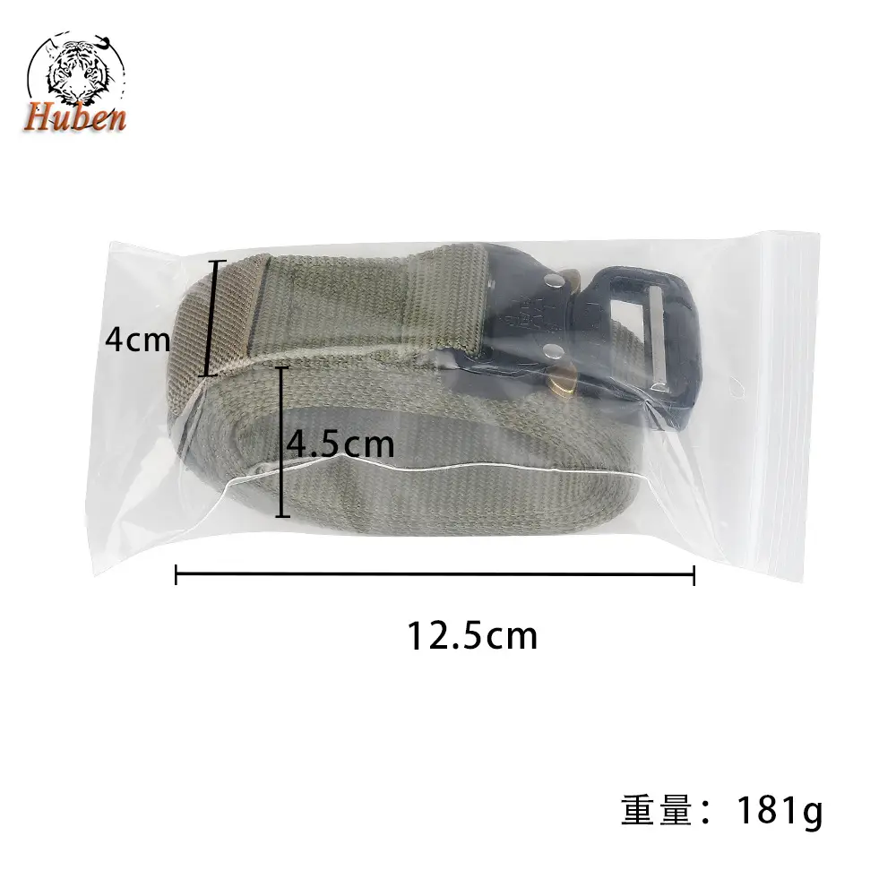 Men's Cobra Tactical Belt Gray Nylon 3.8" - Image 13