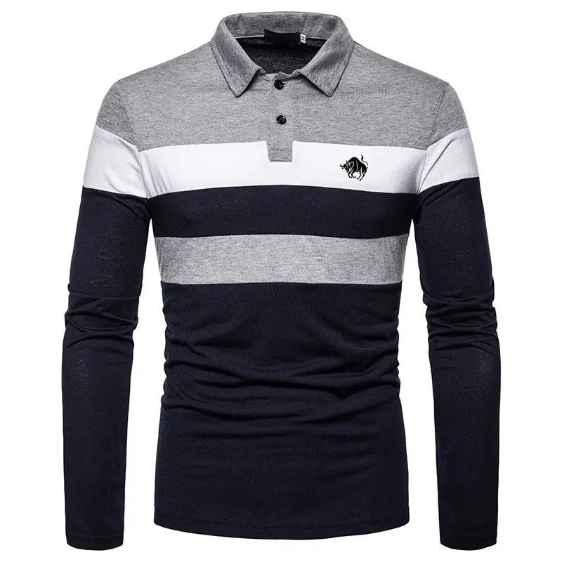 Men 3D Printed Long Sleeve T-Shirt Red Slim Fit
