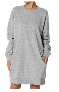 Women's Black Sweatshirt Pullover Long Sleeve Casual Wear - Image 2