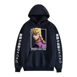 Anime Hooded Vests Gray with Jotaro Design — feature 11