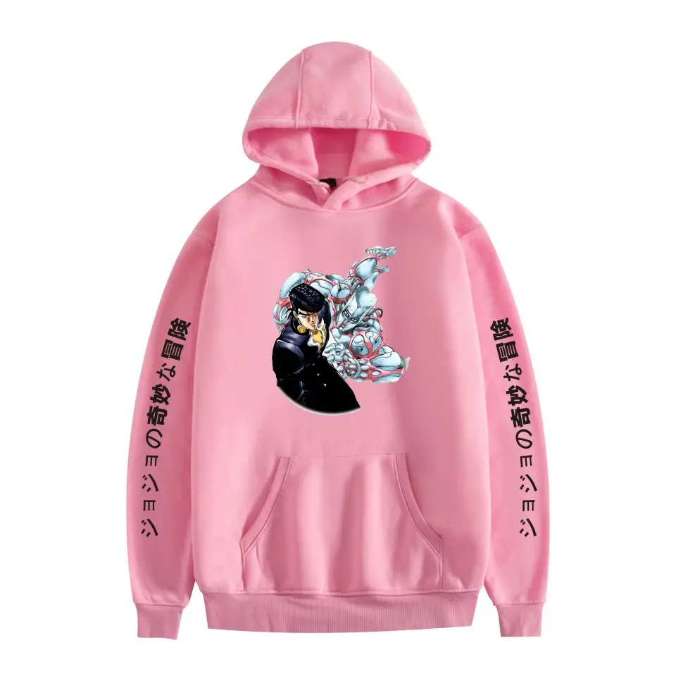 Anime Hooded Vests Gray with Jotaro Design - Image 16