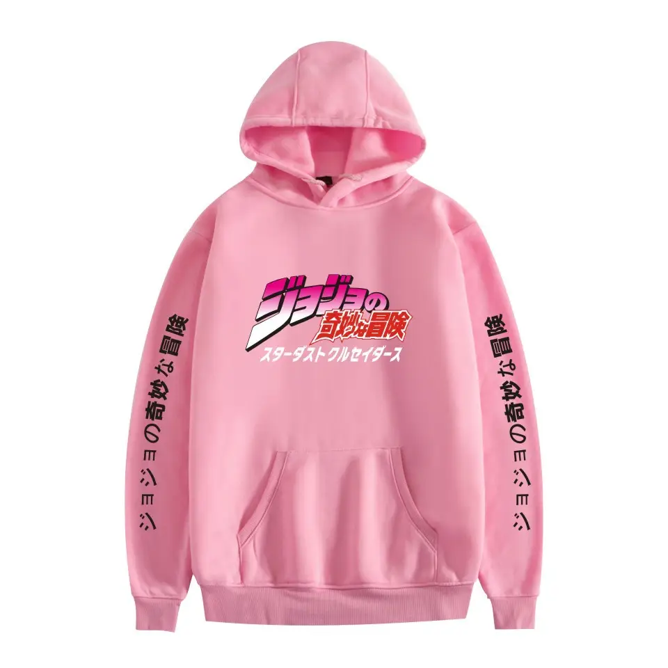 Anime Hooded Vests Gray with Jotaro Design - Image 28