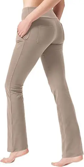 2023 Micro-Flared Wide Leg Pants High Waist Casual Red — feature 21