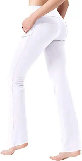 2023 Micro-Flared Wide Leg Pants High Waist Casual Red — feature 23