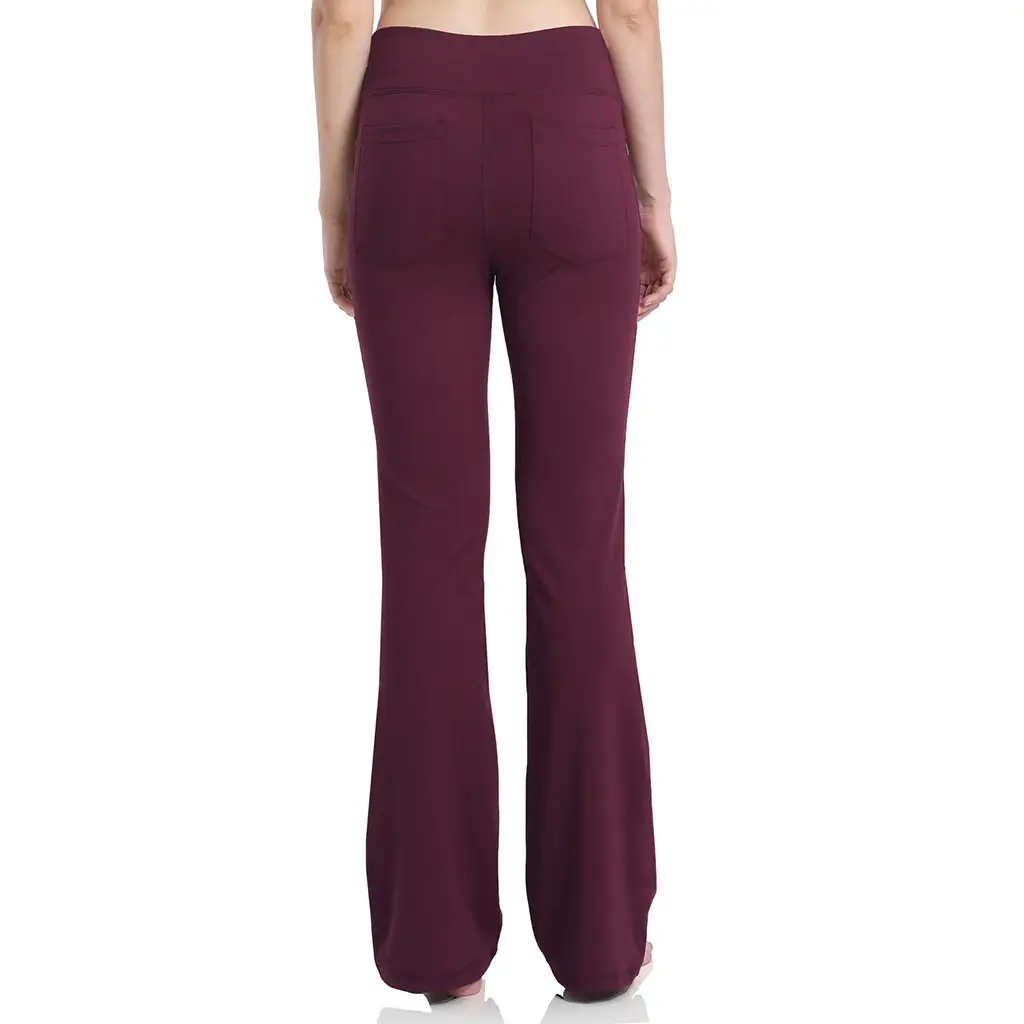 2023 Micro-Flared Wide Leg Pants High Waist Casual Red — feature 5
