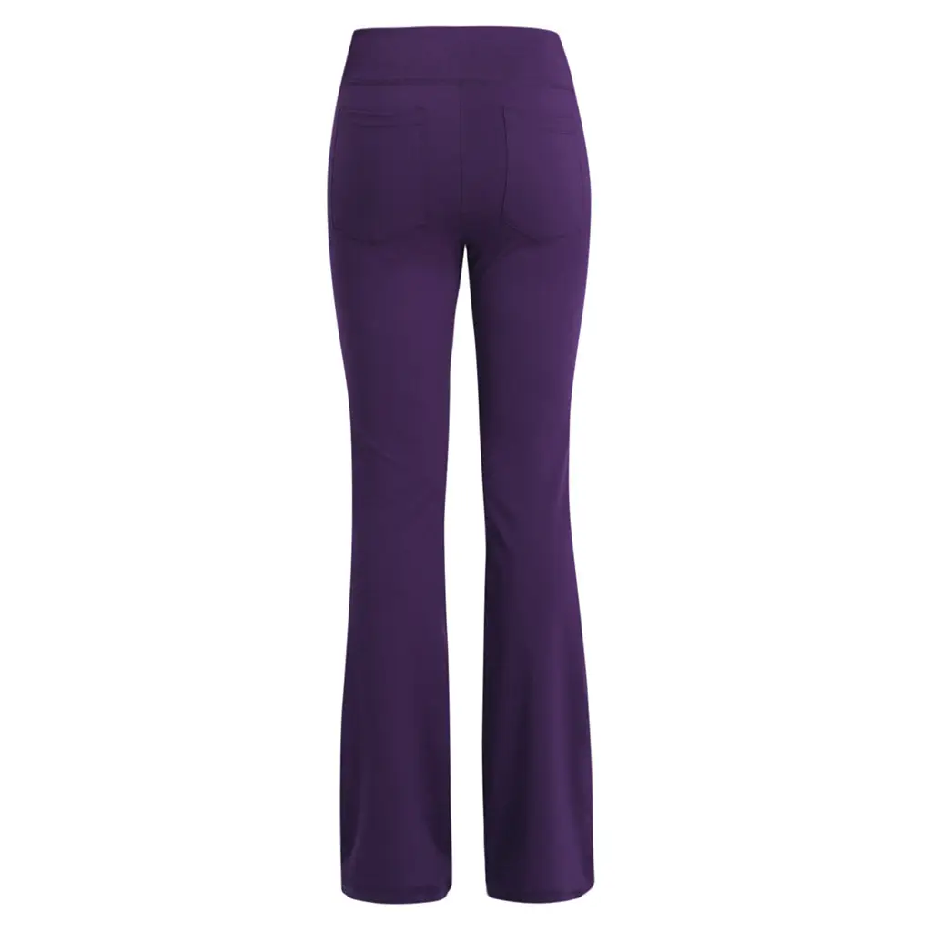 2023 Micro-Flared Wide Leg Pants High Waist Casual Red — feature 9