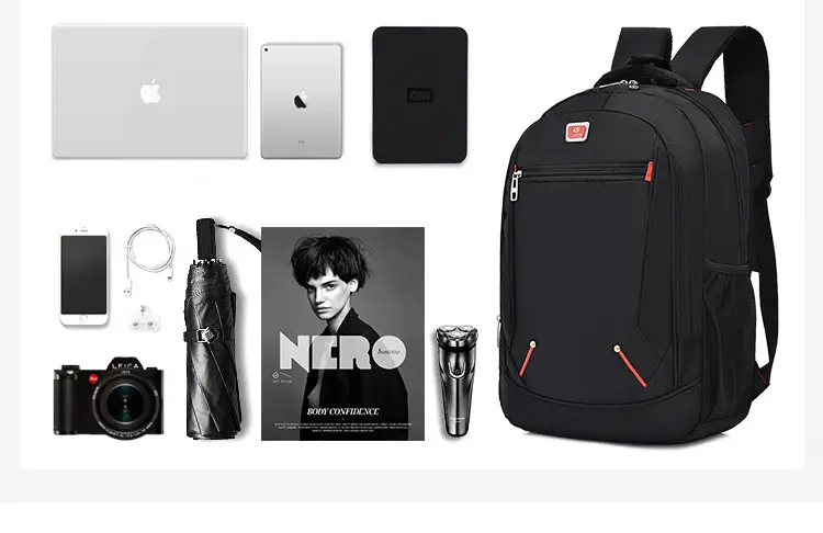Cross-Border Business Casual Backpack, Laptop Bag, Printable Wholesale Large-Capacity Outdoor Travel Backpack — feature 10