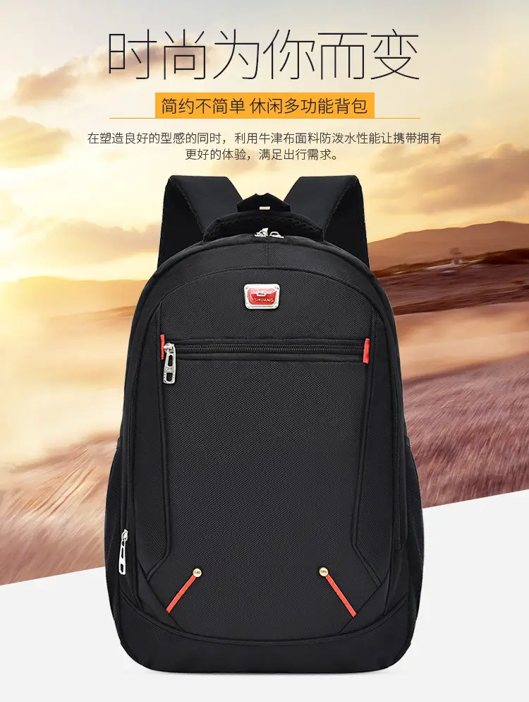Cross-Border Business Casual Backpack, Laptop Bag, Printable Wholesale Large-Capacity Outdoor Travel Backpack — feature 6