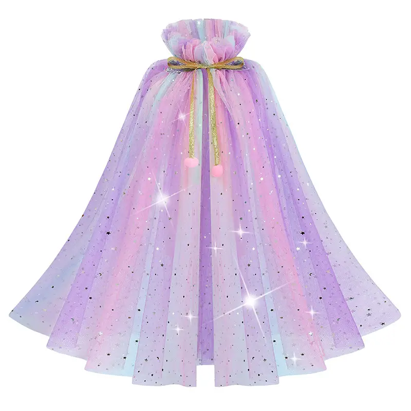 Frozen Aisha Anna Cape Children's Cape Cape Cape Costume Girls' Princess Cape - Image 4