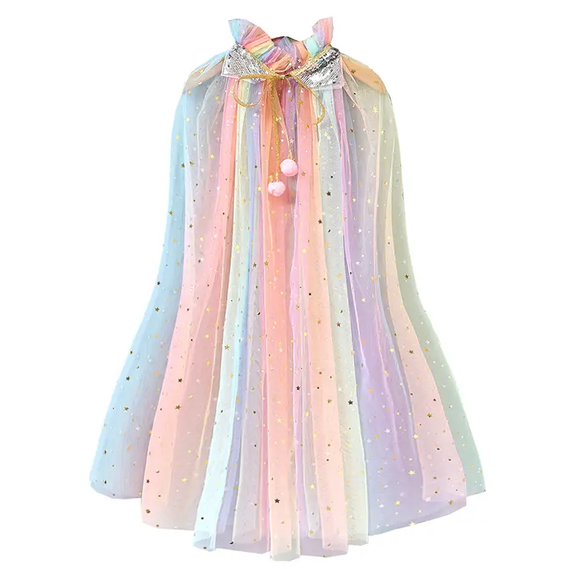 Frozen Aisha Anna Cape Children's Cape Cape Cape Costume Girls' Princess Cape - Image 20