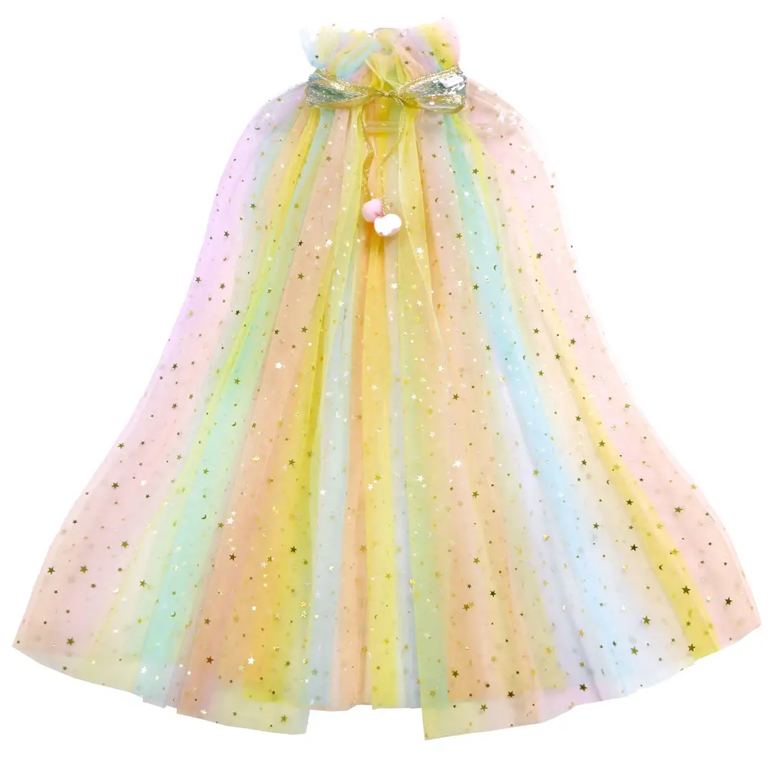Frozen Aisha Anna Cape Children's Cape Cape Cape Costume Girls' Princess Cape - Image 3