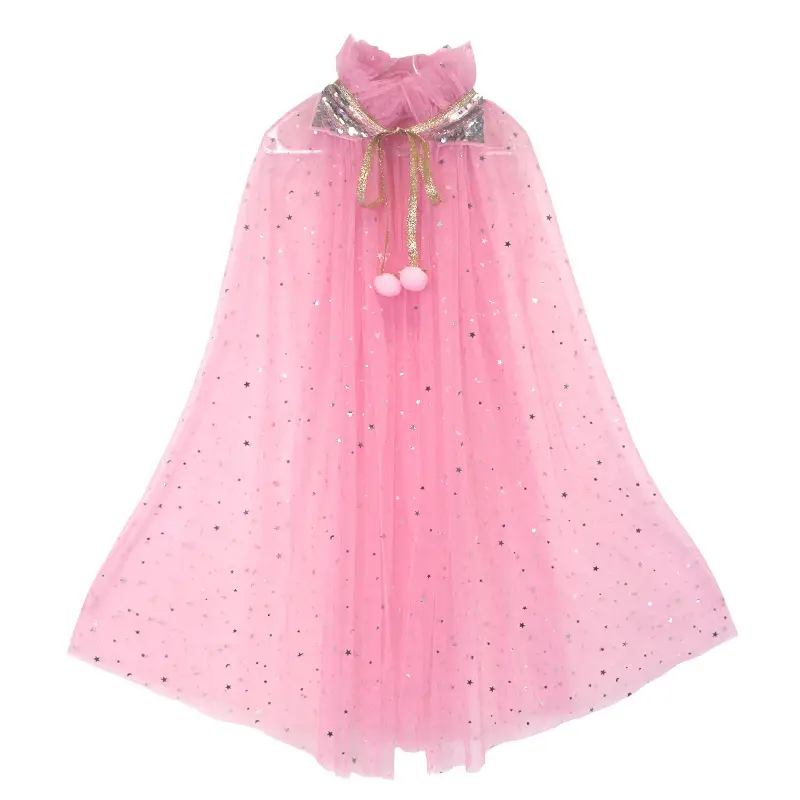 Frozen Aisha Anna Cape Children's Cape Cape Cape Costume Girls' Princess Cape - Image 24