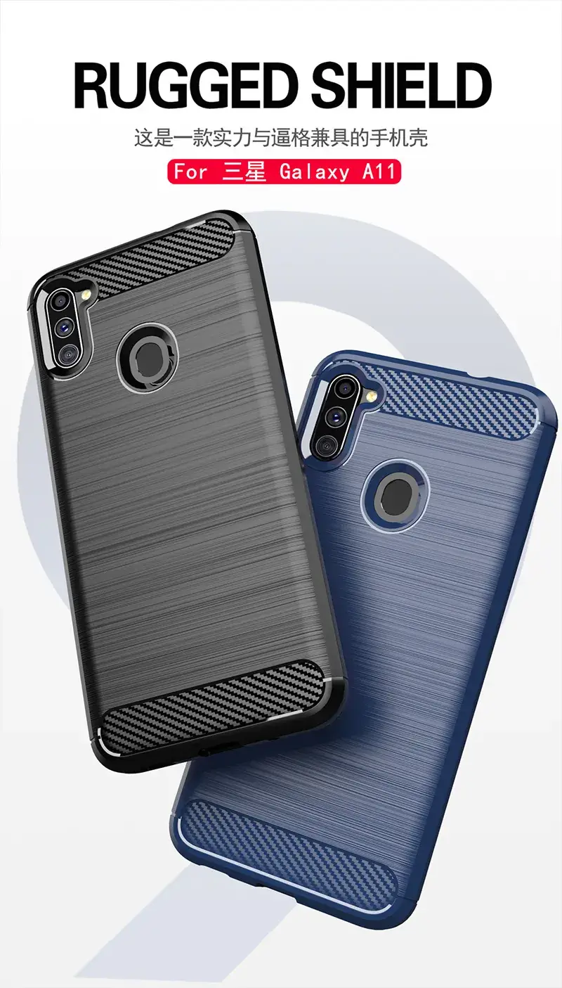 Samsung A11 Protective Silicone Phone Case All-Covering Drop Resistant — feature 1