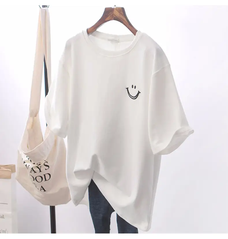 Women Loose Fit Black T-Shirt Summer Wear — feature 3