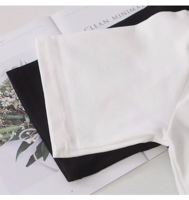 Women Loose Fit Black T-Shirt Summer Wear — feature 9