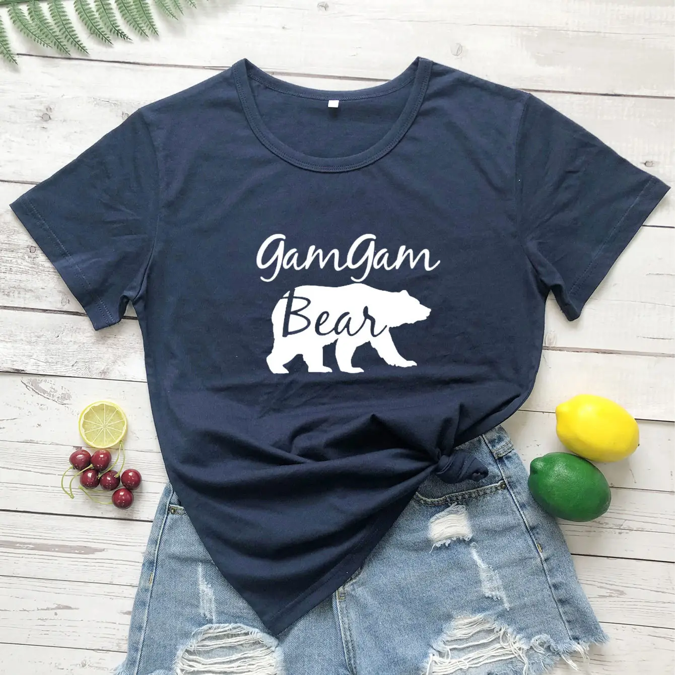 Gam Gam Bear Graphic Pink T-Shirt Short Sleeve - Image 11