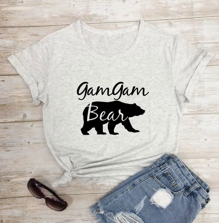 Gam Gam Bear Graphic Pink T-Shirt Short Sleeve - Image 13