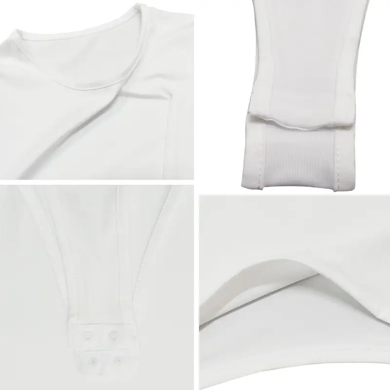 Black Long Sleeve Tight Bodysuit for Women 2025 - Image 12