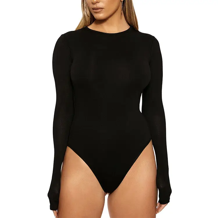 Black Long Sleeve Tight Bodysuit for Women 2025 — feature 10