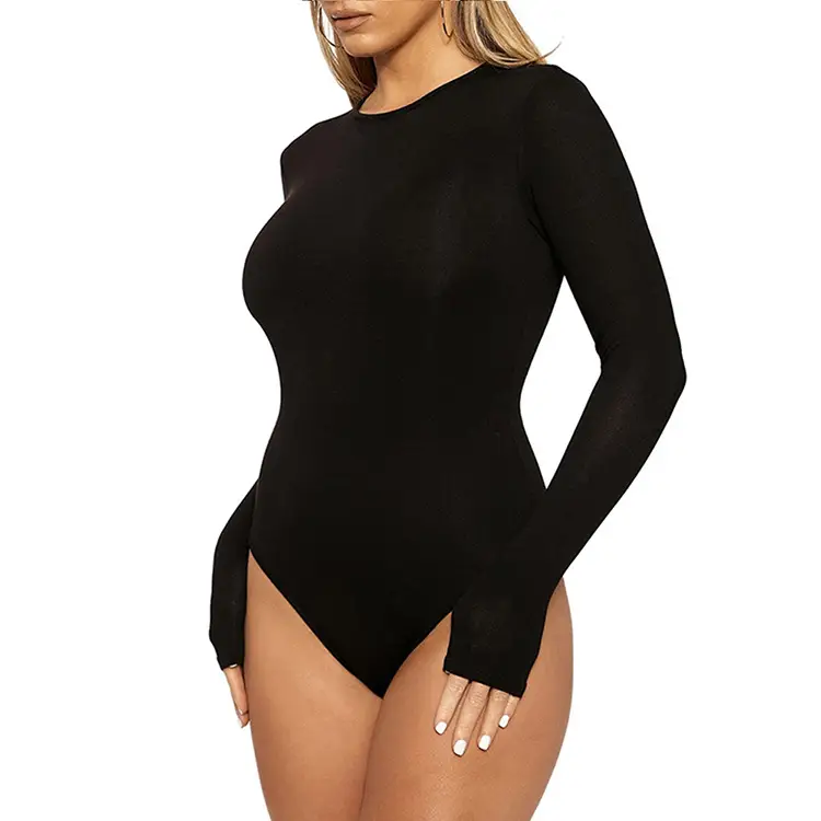 Black Long Sleeve Tight Bodysuit for Women 2025 — feature 11