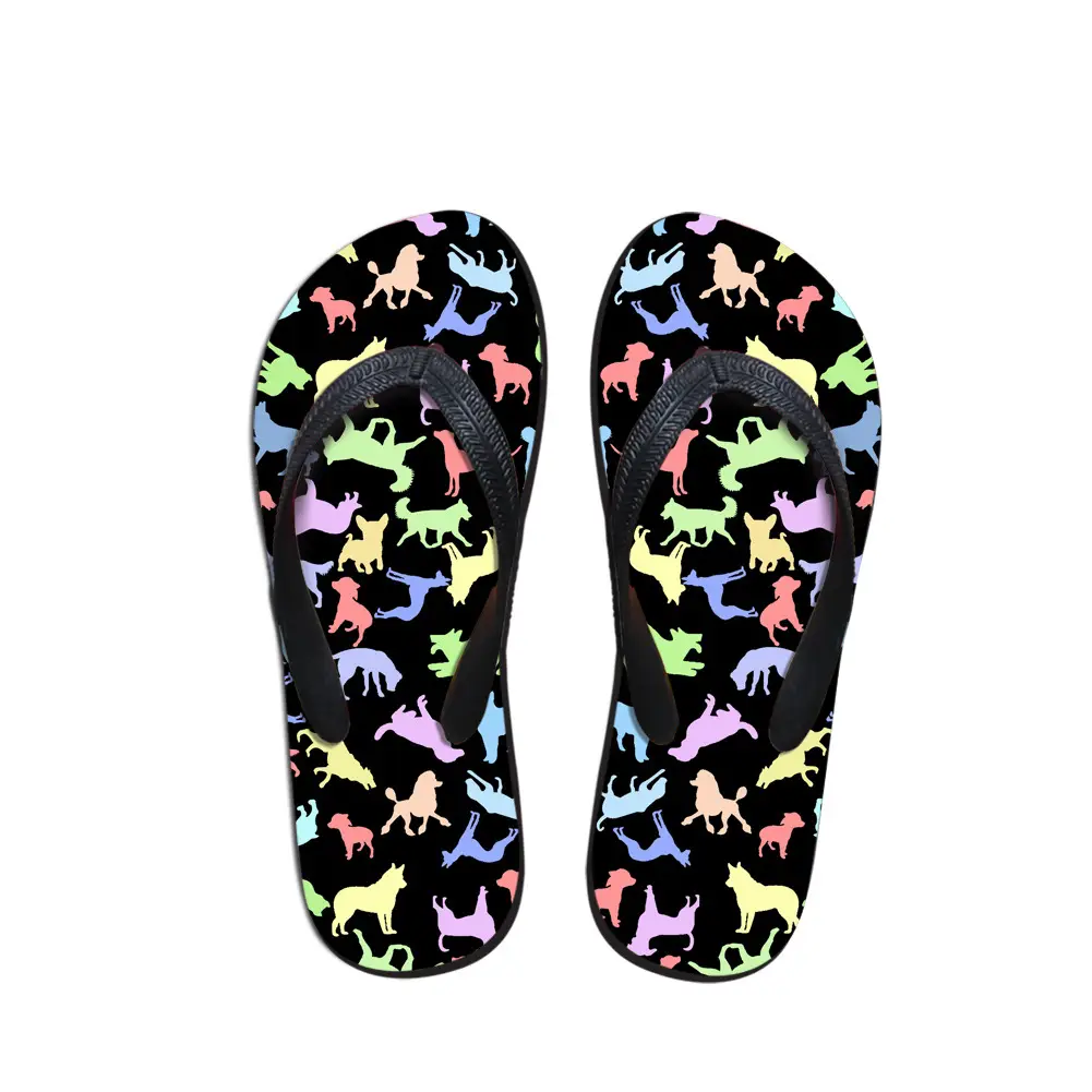 3D Butterfly Spider Women Flip Flops Summer Beach