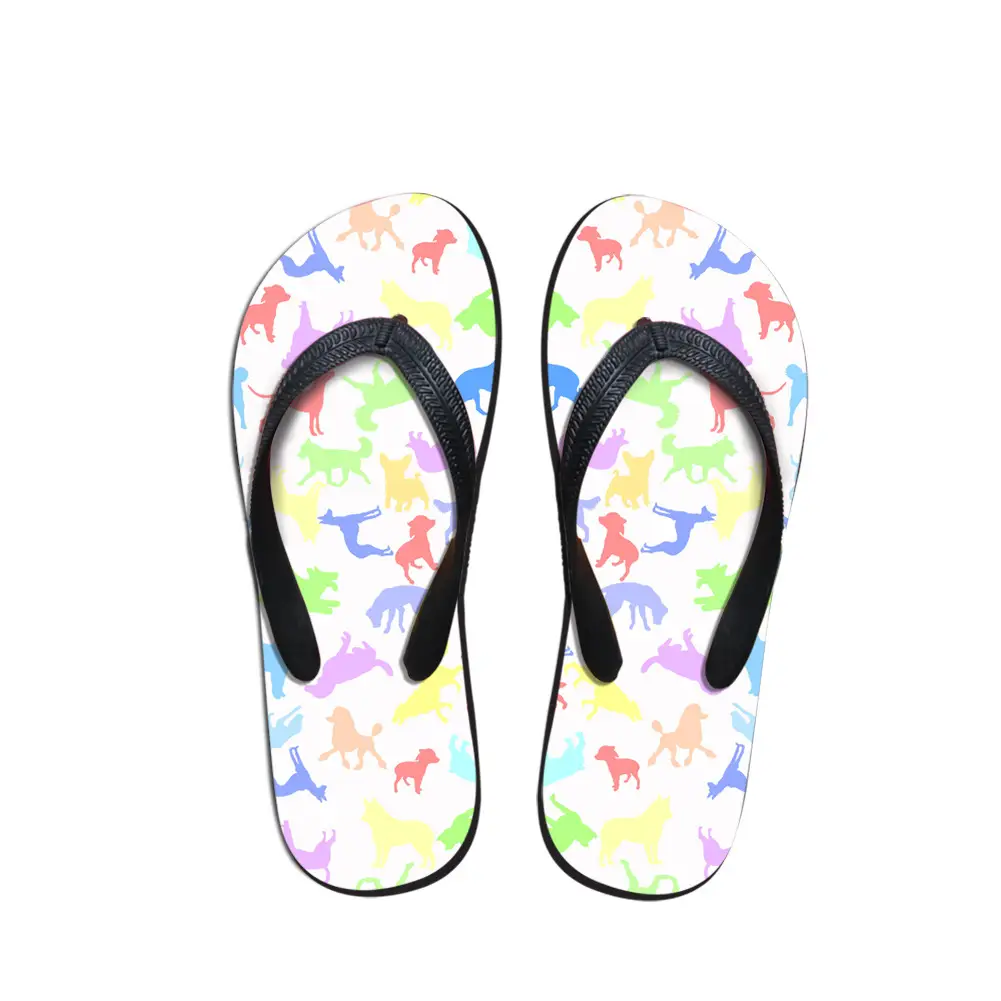 3D Butterfly Spider Women Flip Flops Summer Beach