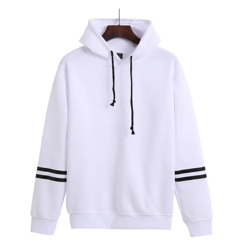 Gray Fleece Hooded Fleece Pullover for Men Women - Image 2