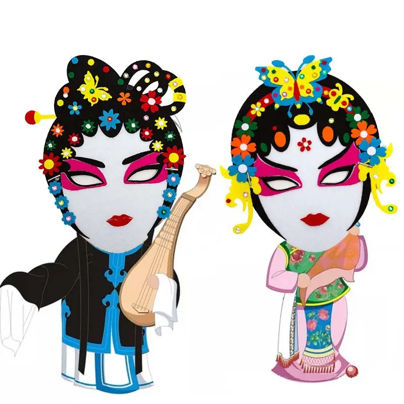 Chinese Opera Facial Makeup Masks for Kids - Image 7