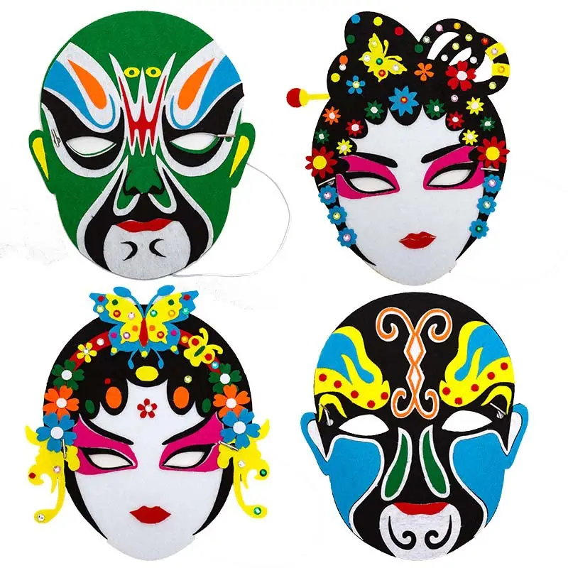 Chinese Opera Facial Makeup Masks for Kids - Image 9