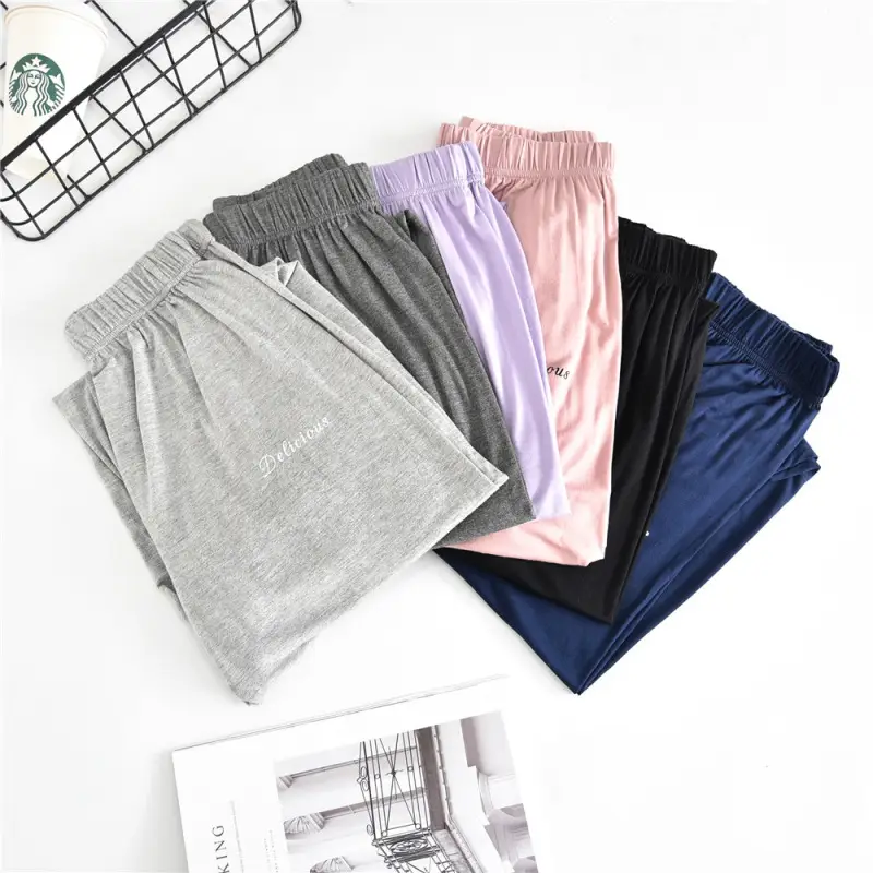 Women's Spring Summer Loose Fit Pajama Pants Multi Color - Image 9
