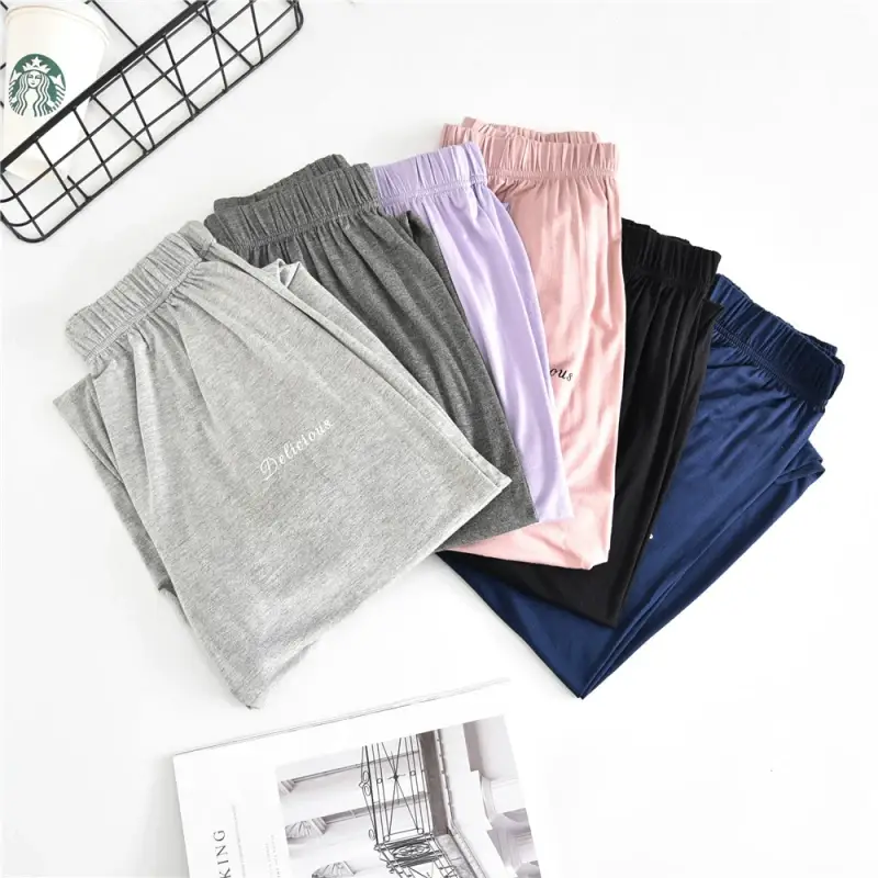 Women's Spring Summer Loose Fit Pajama Pants Multi Color — feature 4