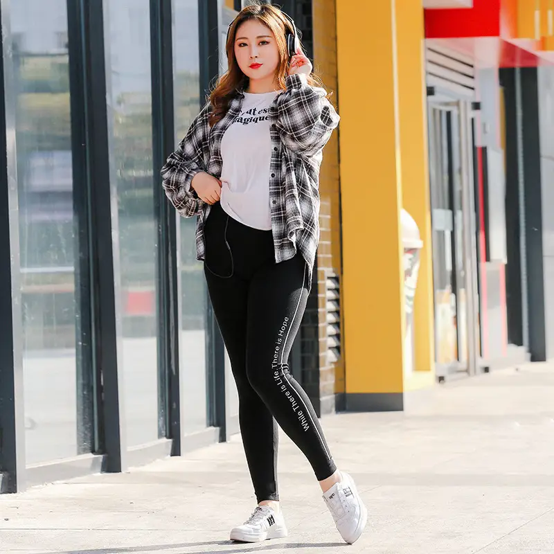Women Plus Size Elastic Modal Leggings Slimming Outer Wear - Image 16
