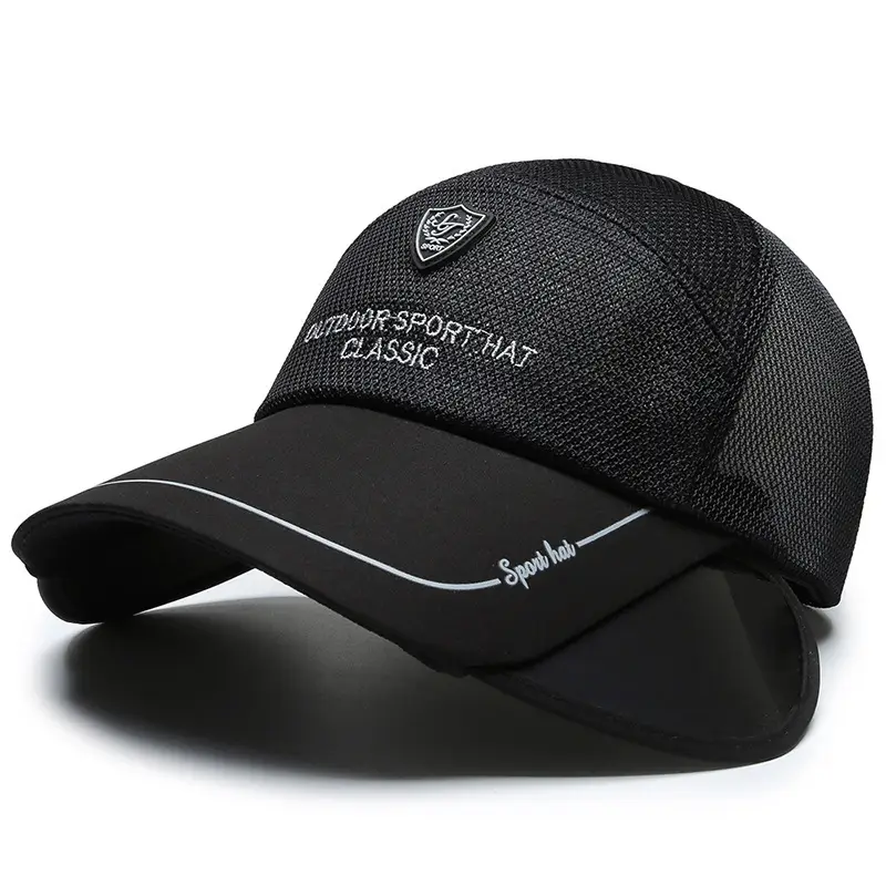 Men's Pink Mesh Baseball Cap with Brand Logo - Image 11