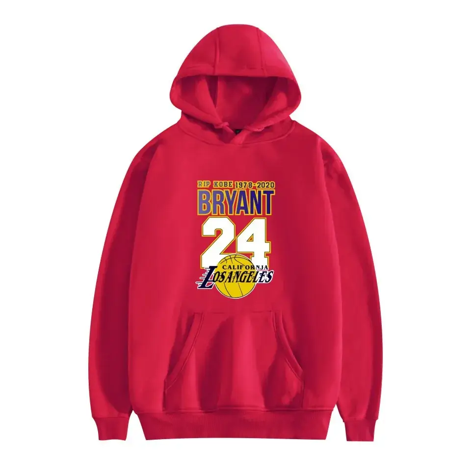 Lakers 24 Bigs Pink Hoodie for Men - Image 12