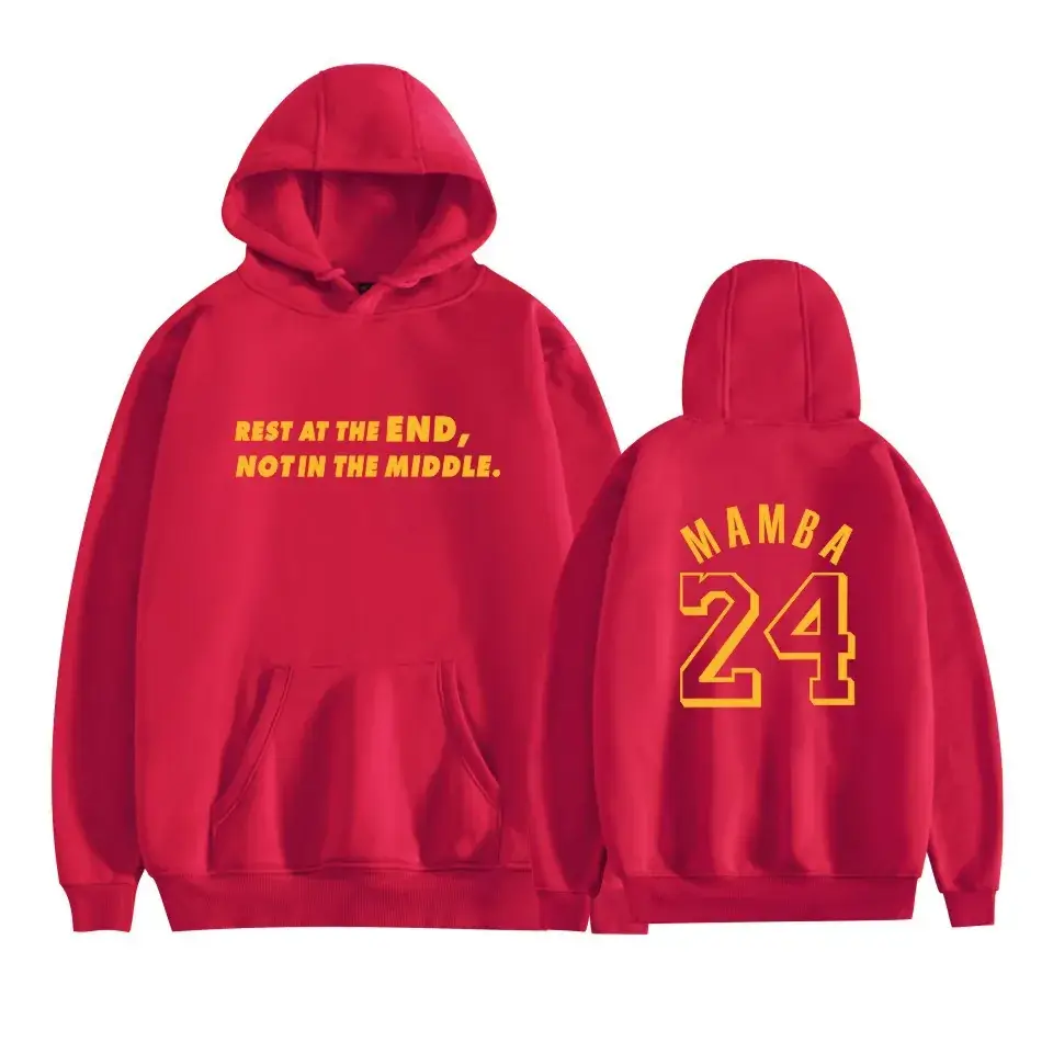 Lakers 24 Bigs Pink Hoodie for Men - Image 24