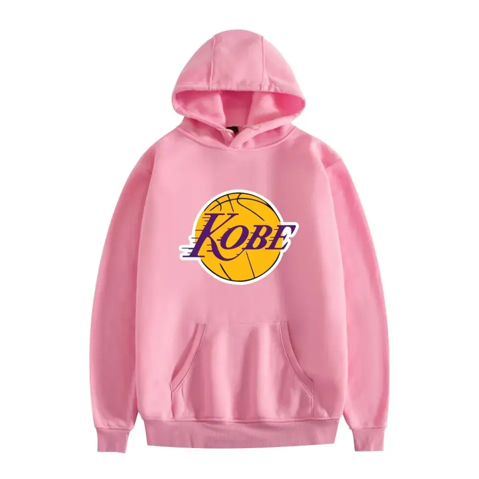 Lakers 24 Bigs Pink Hoodie for Men - Image 5