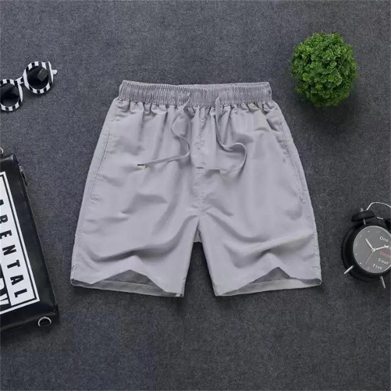 Men White 3-Strip Casual Shorts Summer Wear - Image 6
