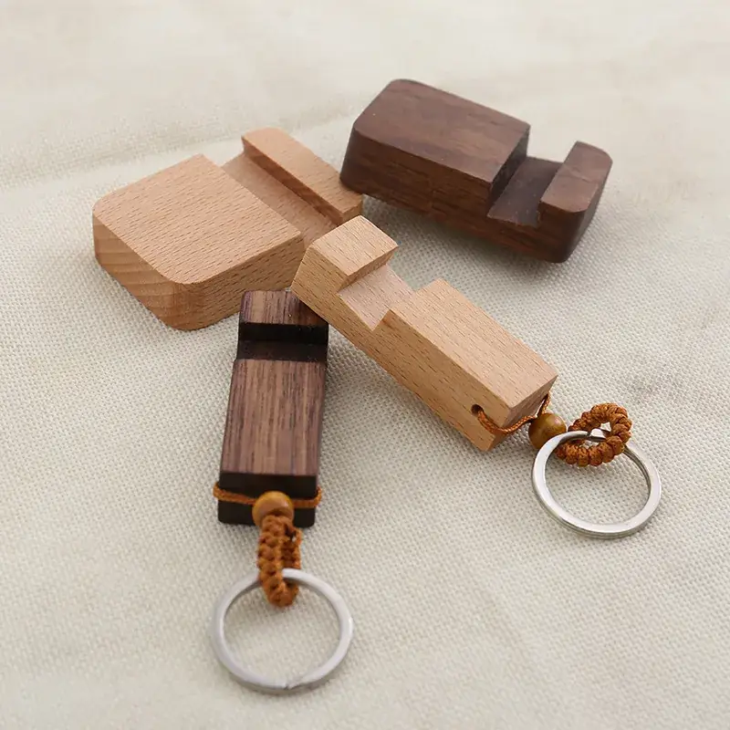 Wooden Key Chain Brackets for Mobile Phone & Accessories - Image 9
