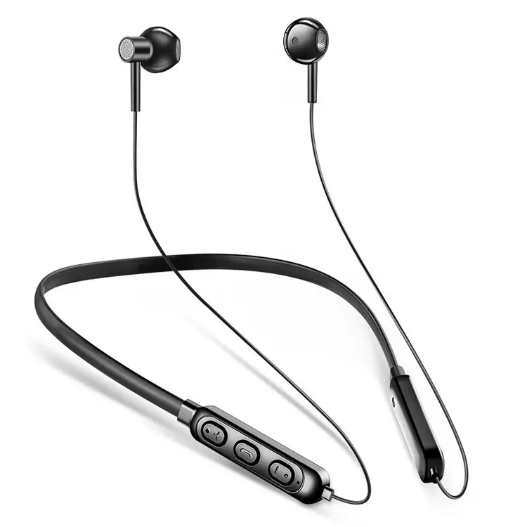 Neck-Mounted Bluetooth Headset Black 5.0 Ultra Long Standby — feature 15
