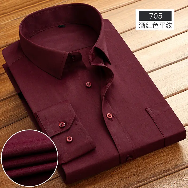 705 wine red plain weave